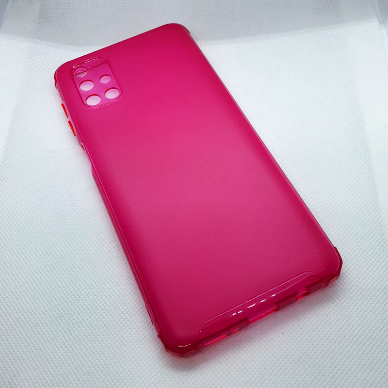 Силиконовый чехол для Samsung Galaxy M51 JFK малиновый
