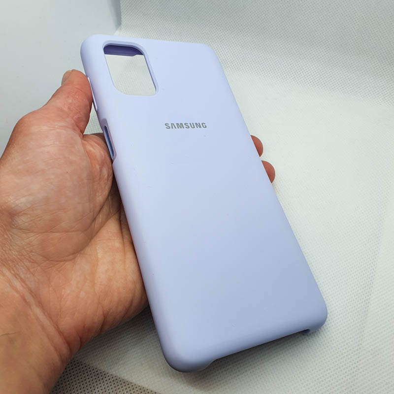 Чехол  для Samsung Galaxy M51  "Silicone Case", нежно-фиолетовый
