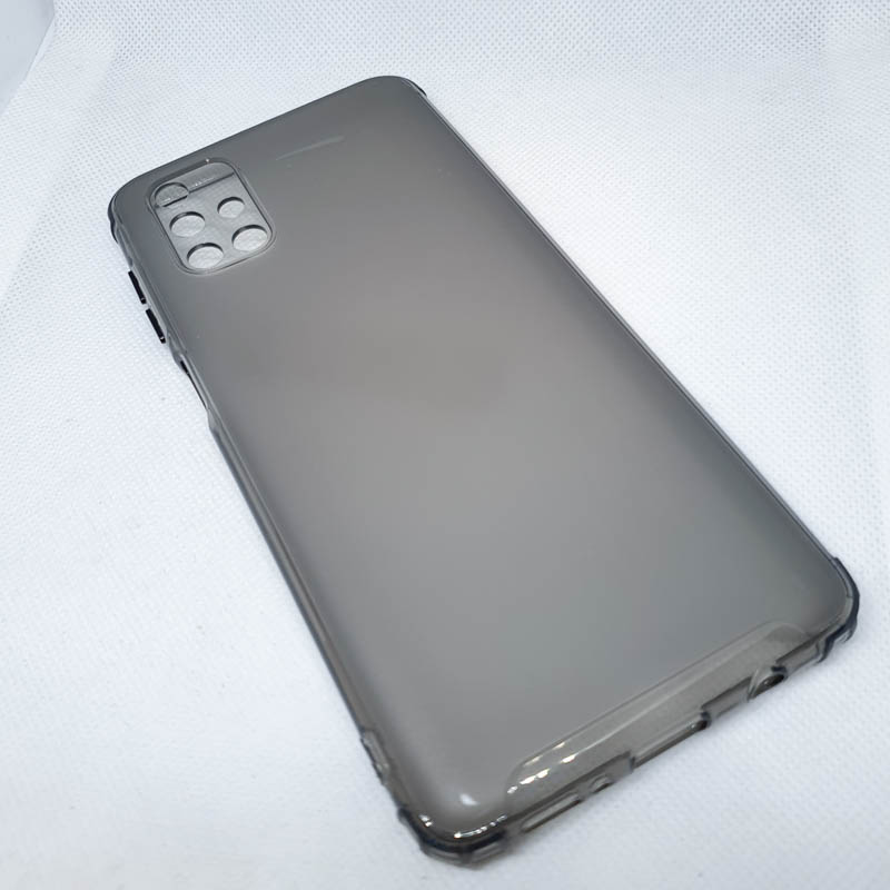Силиконовый чехол для Samsung Galaxy M51 JFK серо-коричневый
