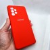Чехол накладка Silicon Case для Samsung Galaxy A52, красный