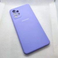 Чехол накладка Silicon Case для Samsung Galaxy A72, лавандовый