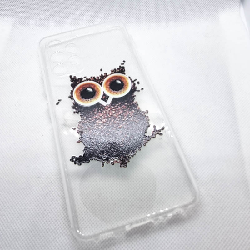 Чехол накладка для Samsung Galaxy A32 с рисунком "сова"