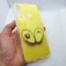 Чехол накладка для Huawei Y6P с рисунком желтый авокадо