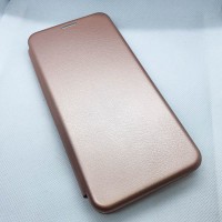 Чехол-книжка для Samsung Galaxy A12 без окна, розовое золото