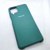 Чехол  для Samsung Galaxy A12  "Silicone Case",зеленый