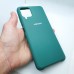 Чехол  для Samsung Galaxy A12  "Silicone Case",зеленый