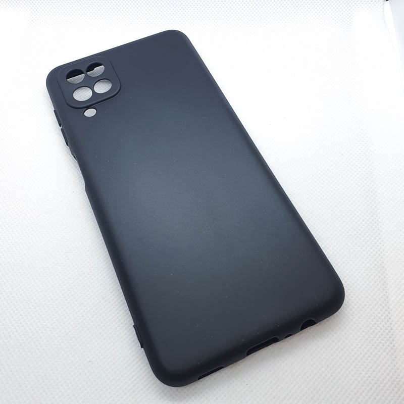 Силиконовый чехол EXPERTS для Samsung Galaxy A12 черный