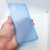 Силиконовый чехол JFK для Samsung Galaxy A12 синий с защитой камеры