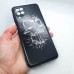 Чехол накладка для Samsung Galaxy A12 с рисунком "череп"