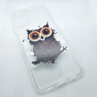 Чехол накладка для Samsung Galaxy A12 с рисунком "сова"