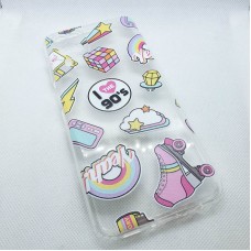 Чехол накладка для Samsung Galaxy A12 с рисунком "коньки"