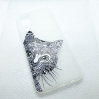 Чехол накладка для Samsung Galaxy A31 с рисунком "кот"