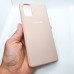 Силиконовый чехол Silicon case для Samsung Galaxy A41 пудровый