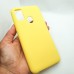 Силиконовый чехол Silicon case для Samsung Galaxy M21 желтый
