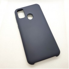 Силиконовый чехол Silicon case для Samsung Galaxy M21 графит