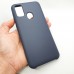 Силиконовый чехол Silicon case для Samsung Galaxy M21 графит