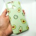 Силиконовый чехол-накладка для Samsung Galaxy A21s с рисунком авокадо