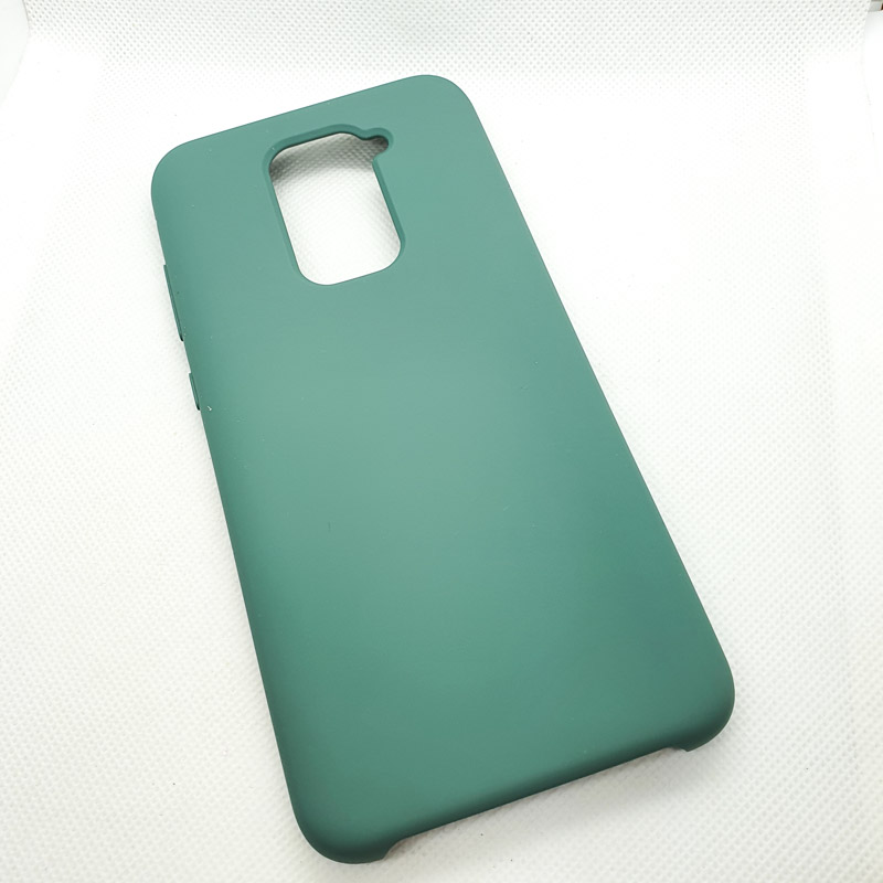 Силиконовый чехол "Silicone Case" для Xiaomi Redmi note 9, зеленый