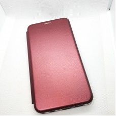 Чехол-книжка EXPERTS для Xiaomi Redmi Note 9s, без окна, бордовый