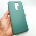 Чехол Silicone case для Xiaomi Redmi 9, зеленый