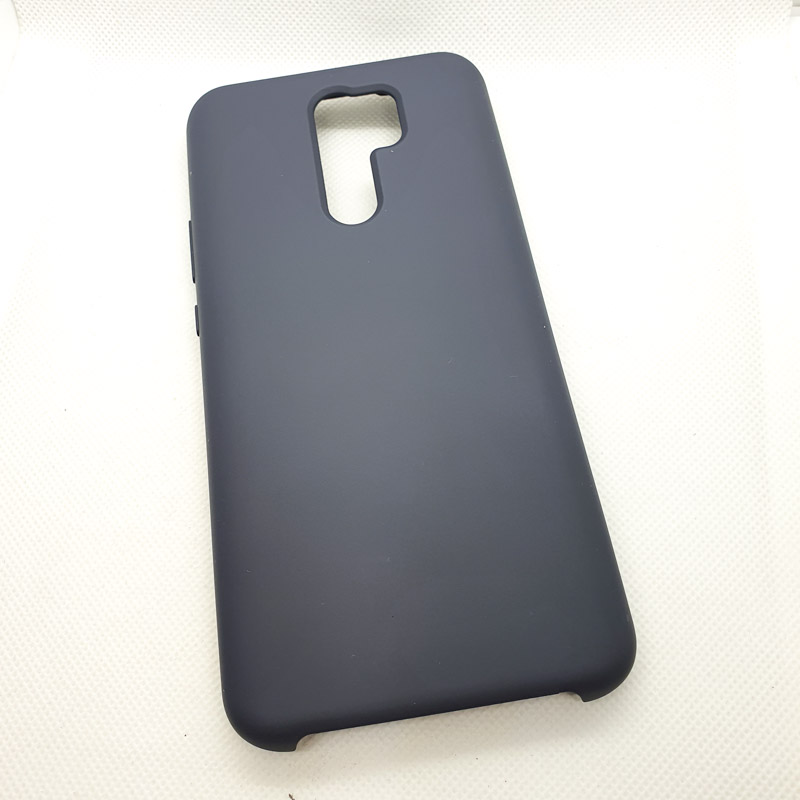 Чехол Silicone case для Xiaomi Redmi 9, графит