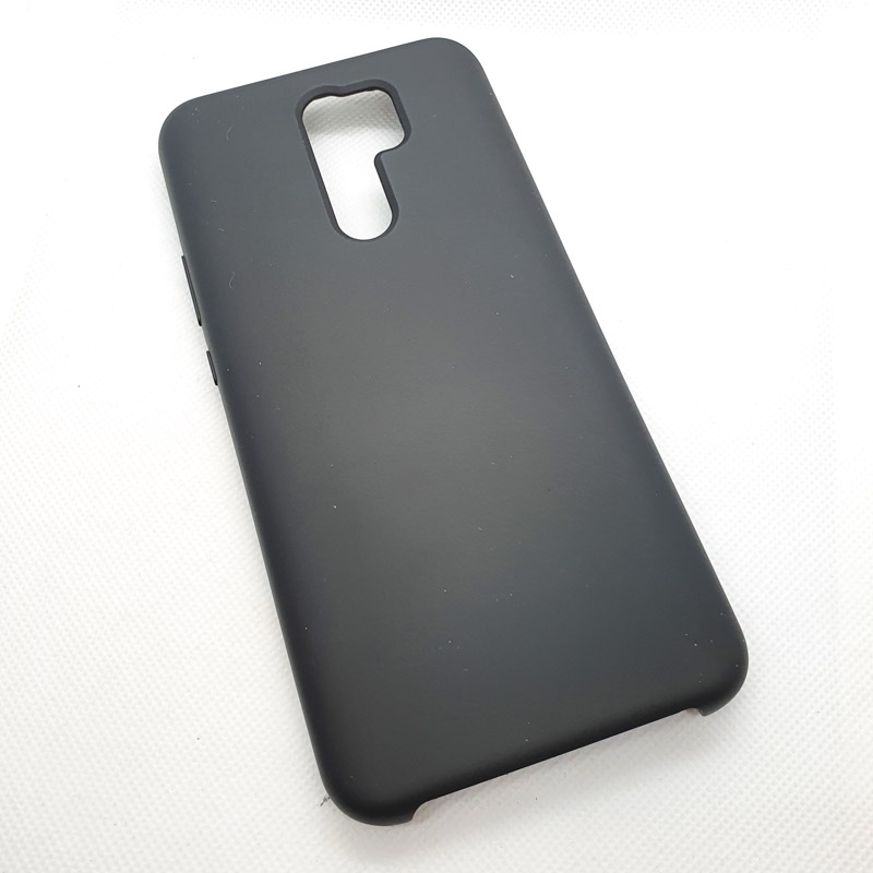 Чехол Silicone case для Xiaomi Redmi 9, черный