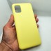 Силиконовый чехол Silicon case для Samsung Galaxy A31 желтый
