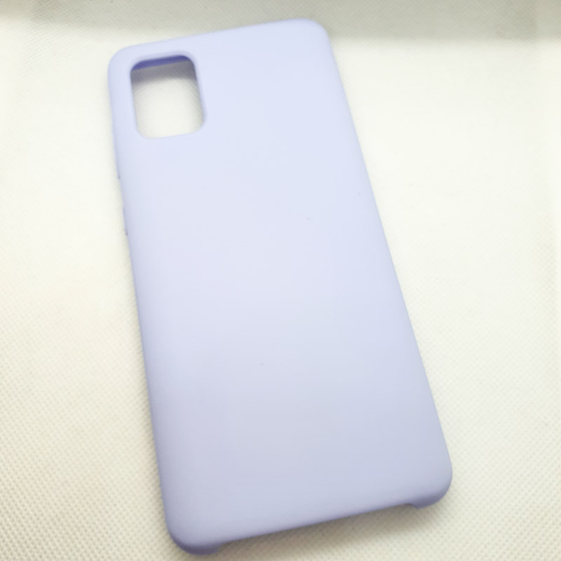Силиконовый чехол Silicon case для Samsung Galaxy A31 лавандовый