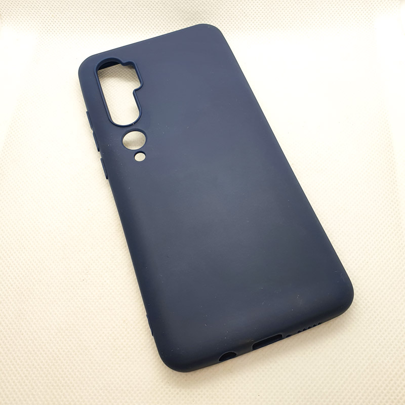 Чехол Silicone case для Xiaomi Mi Note 10 , графит