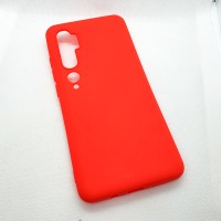 Чехол Silicone case для Xiaomi Mi Note 10 , красный