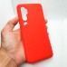 Чехол Silicone case для Xiaomi Mi Note 10 , красный