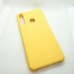 Чехол Silicone case для Huawei/Honor Y6p, желтый