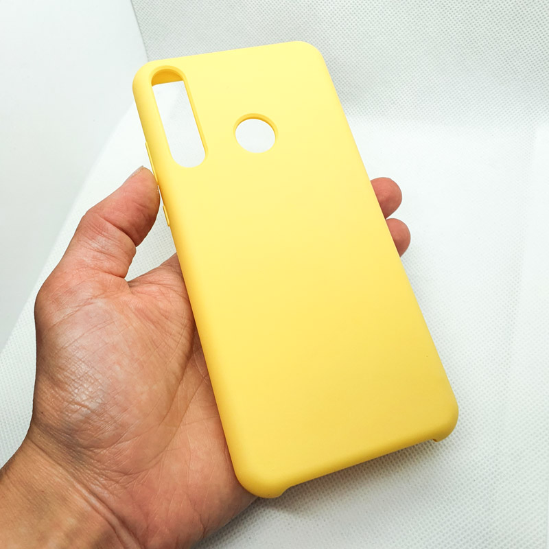 Чехол Silicone case для Huawei/Honor Y6p, желтый