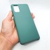 Силиконовый чехол Silicon case для Samsung Galaxy A31 зеленый