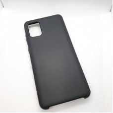 Силиконовый чехол Silicon case для Samsung Galaxy A31 черный