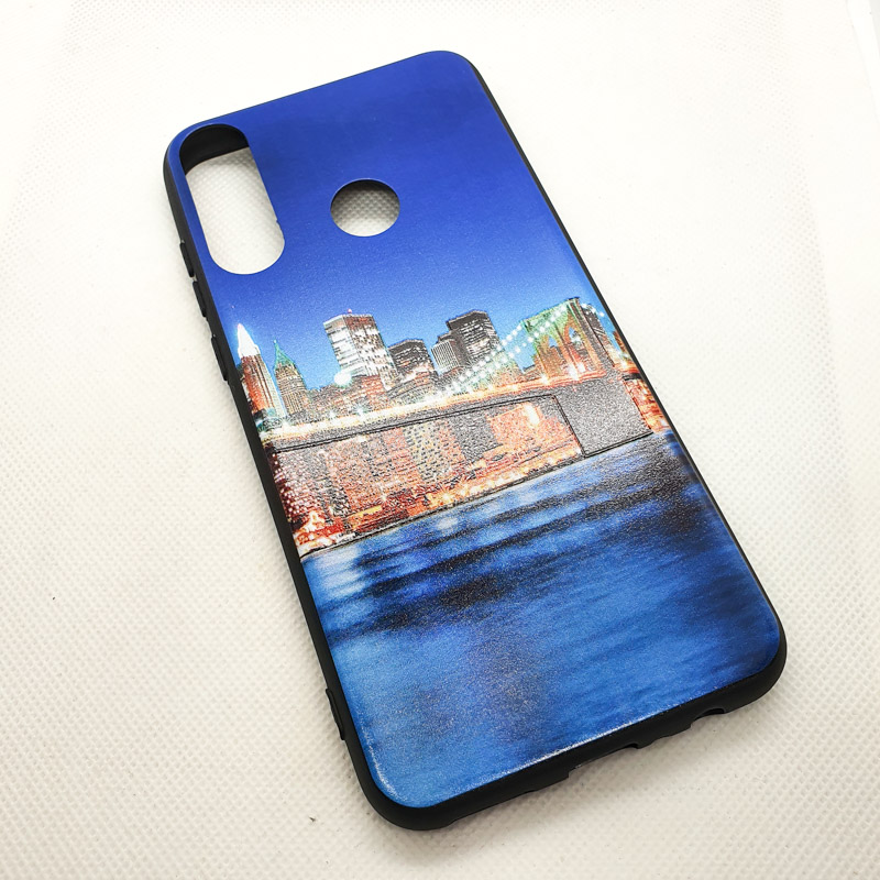 Чехол накладка для Huawei Y6P с рисунком мост