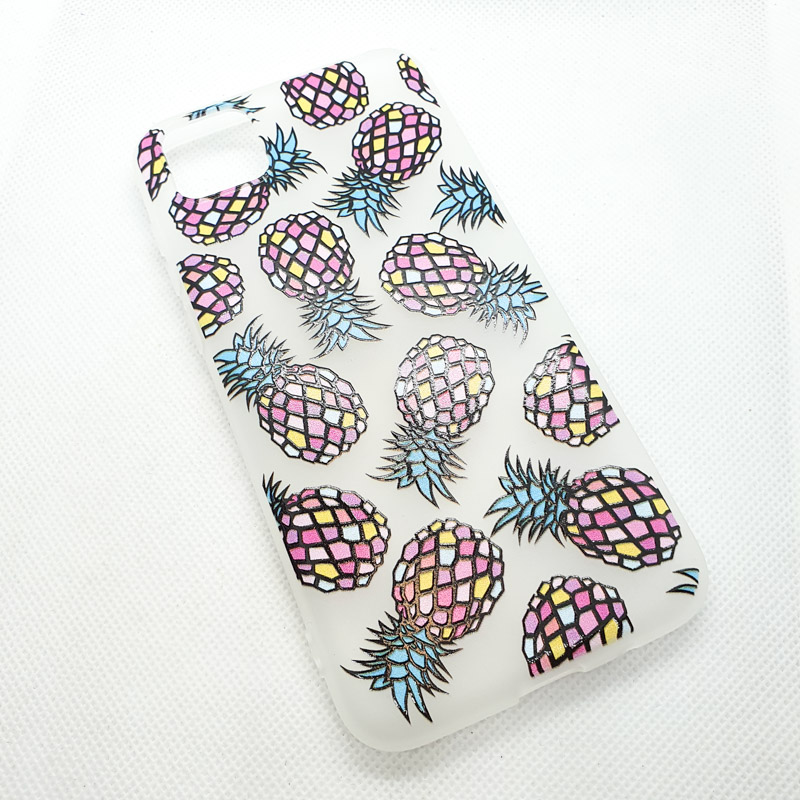 Чехол накладка для Huawei Y5P с рисунком ананас