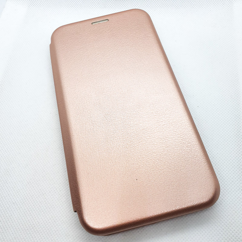 Чехол-книга EXPERTS для Huawei y7p, розовое золото
