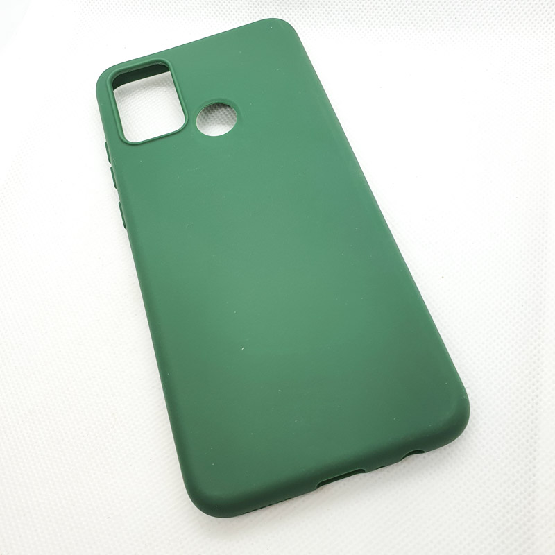 Чехол Silicone case для Huawei Honor 9A, зеленый травяной