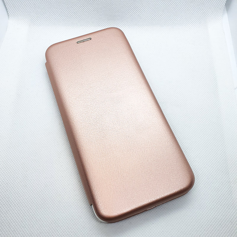Чехол-книга для Samsung Galaxy A31, розовое золото