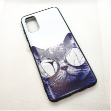 Чехол накладка для Samsung Galaxy A41 с рисунком "кот"