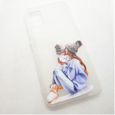 Чехол накладка для Samsung Galaxy A41 с рисунком "семья"