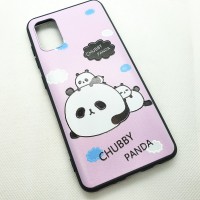 Чехол накладка для Samsung Galaxy A41 с рисунком "панда"