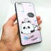 Чехол накладка для Samsung Galaxy A41 с рисунком "панда"