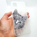 Чехол накладка для Samsung Galaxy A41 с рисунком "кот" - 1
