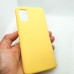 Силиконовый чехол Silicon case для Samsung Galaxy A41 желтый