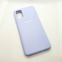 Силиконовый чехол Silicon case для Samsung Galaxy A41 лавандовый