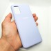 Силиконовый чехол Silicon case для Samsung Galaxy A41 лавандовый