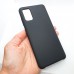 Силиконовый чехол Silicon case для Samsung Galaxy A41 черный
