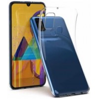 Силиконовый чехол JFK для Samsung Galaxy A02S прозрачный с защитой камеры